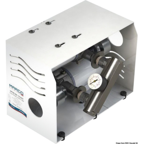 Double autoclave à contrôle électronique MARCO Variante ou Accessoires Réduit:a contollo elettr. 2,5 bar 52 l/m *16.047.35*