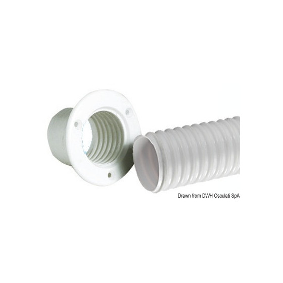 Gaine spéciale flexible en PVC pour passage des câbles moteurs hors-bord 