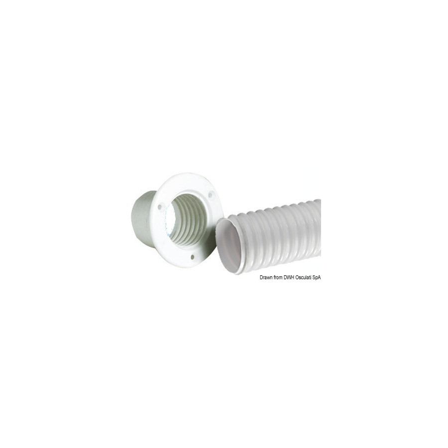 Gaine spéciale flexible en PVC pour passage des câbles moteurs hors-bord 