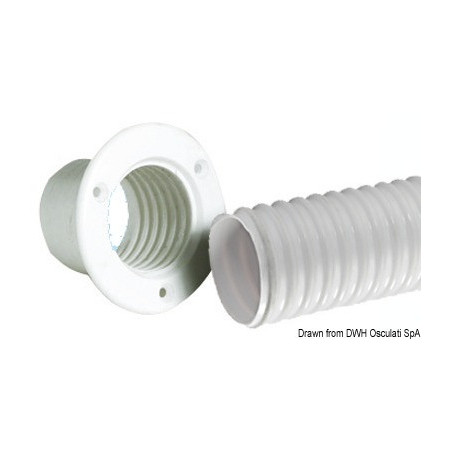 Gaine spéciale flexible en PVC pour passage des câbles moteurs hors-bord