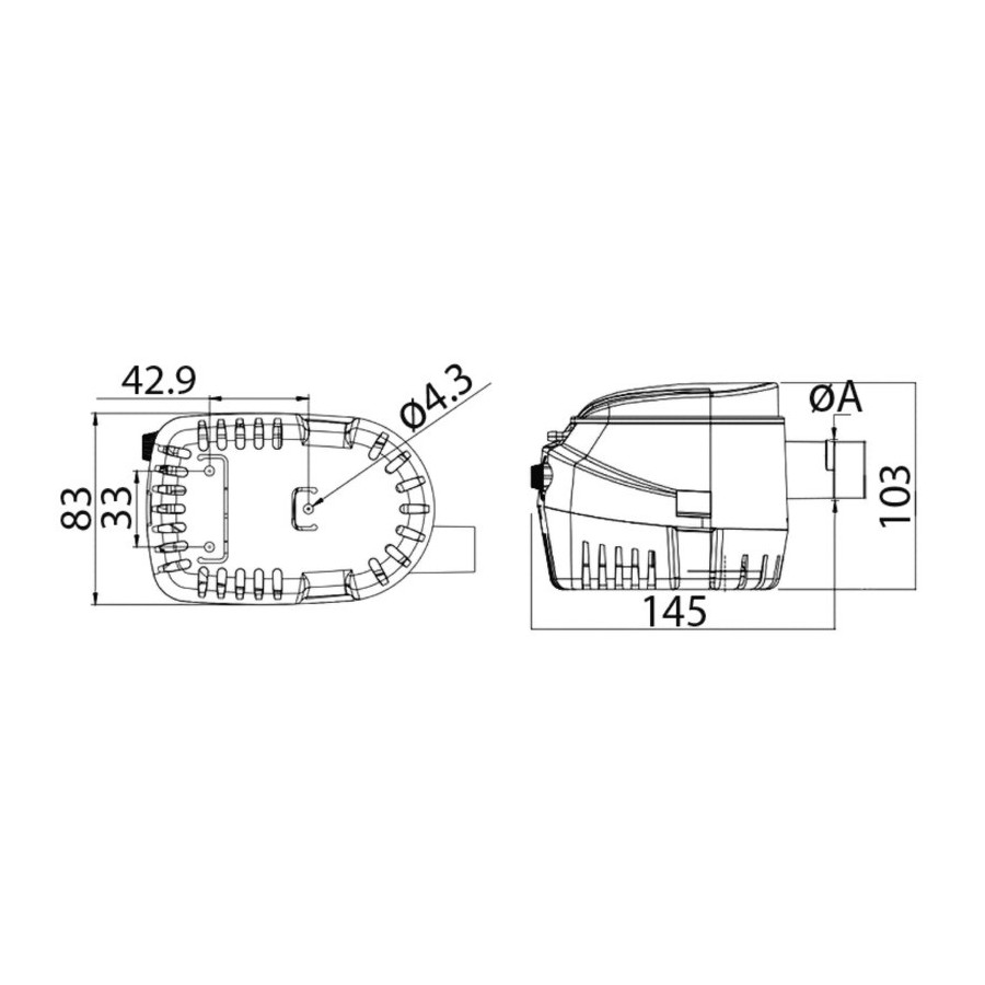 Pompe de cale Europump II automatique 