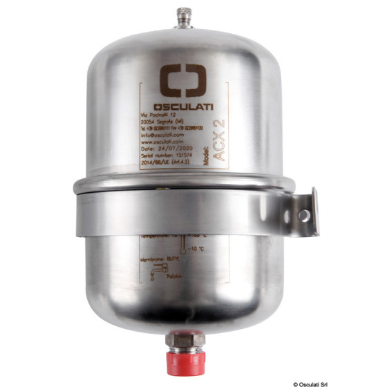 Vase d’expansion universel pour autoclave et chauffeau Variante ou Accessoires Réduit:p. autoclaves et chauffeau 2 l *16.126.00*
