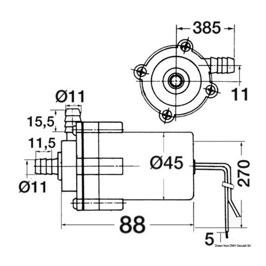 Pompe centrifuge pour évier 