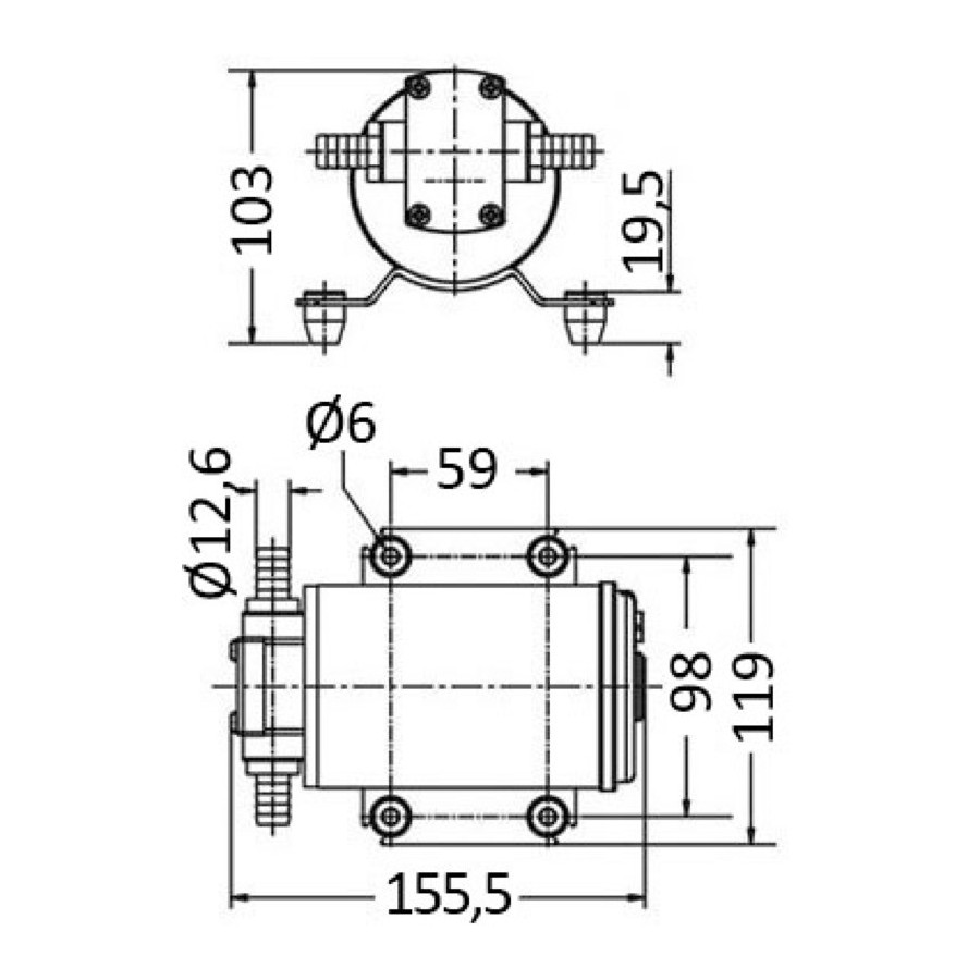 Pompe aspiration automatique pour huile - gasoil - fluides visqueux 
