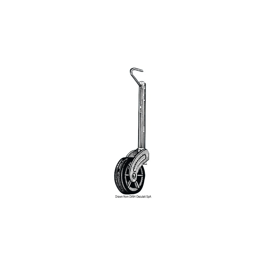 Roue jockey Variante ou Accessoires Réduit:fixe 35 mm *02.014.56*