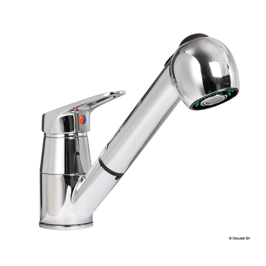 Ensemble robinet mélangeur Olivia à commande unique + douchette amovible 