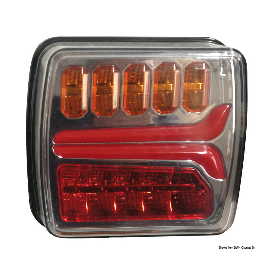 Feu arrière à LED dynamique Variante ou Accessoires Réduit:droit à LED dynamique *02.021.28*