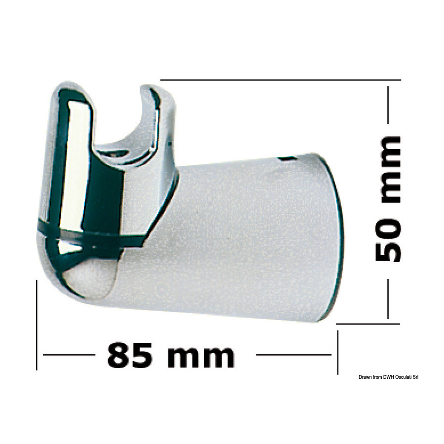 Support orientable pour cloisons 