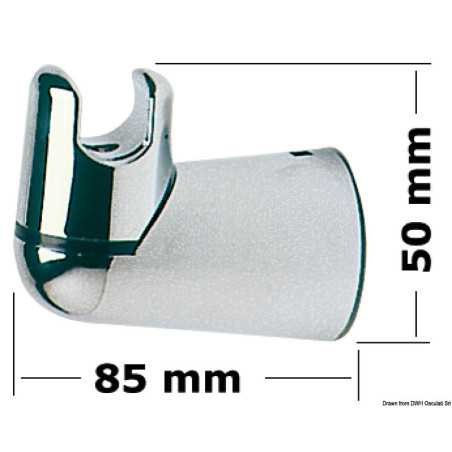 Support orientable pour cloisons