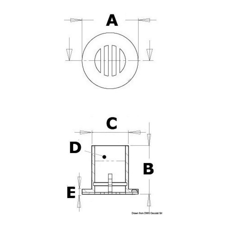 Trappe d'évacuation pour drainage cockpit 