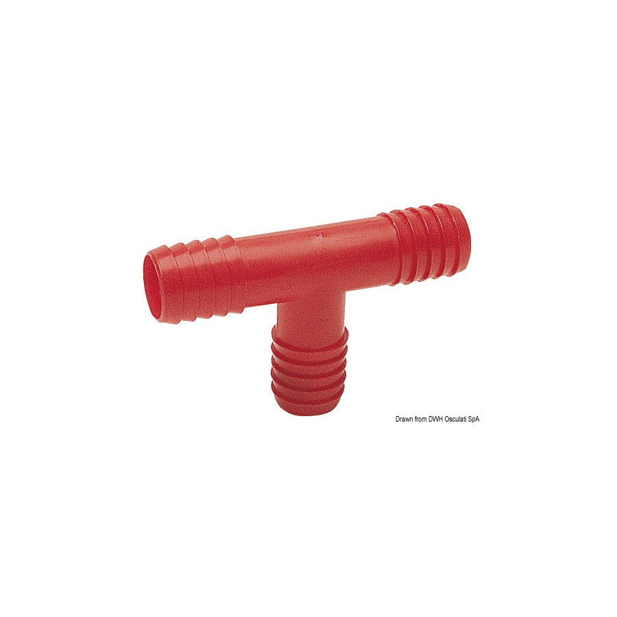 Raccords en “T” en nylon pour tuyaux d’eau 