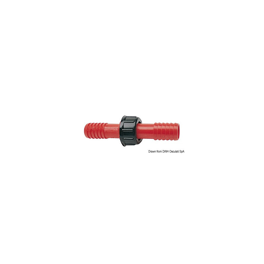 Raccords cylindriques en nylon pour tuyaux d’eau 