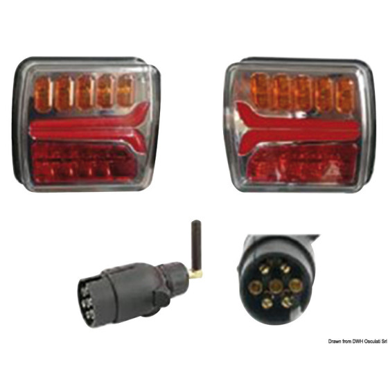 Kit de feux à LED indépendants sans fil 