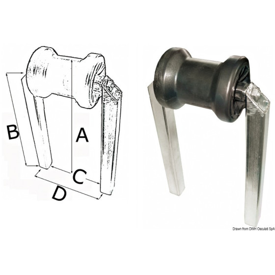 Diabolo soutien-quille central 