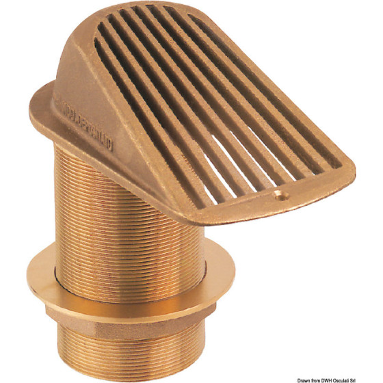 Crépine passe-coque en bronze GUIDI série 2000 
