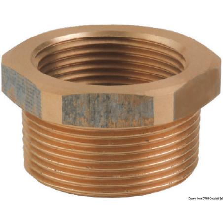 Raccord M-F en bronze GUIDI