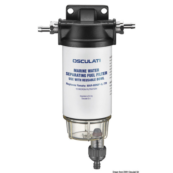 Filtre essence + séparateur eau/carburant Variante ou Accessoires Réduit:+ séparateur eau/carb. 200-406 l/h *17.661.30*