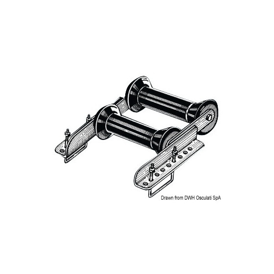 Etrier avec diabolo arrière Variante ou Accessoires Réduit:pivotant arrière 60 mm *02.040.69*