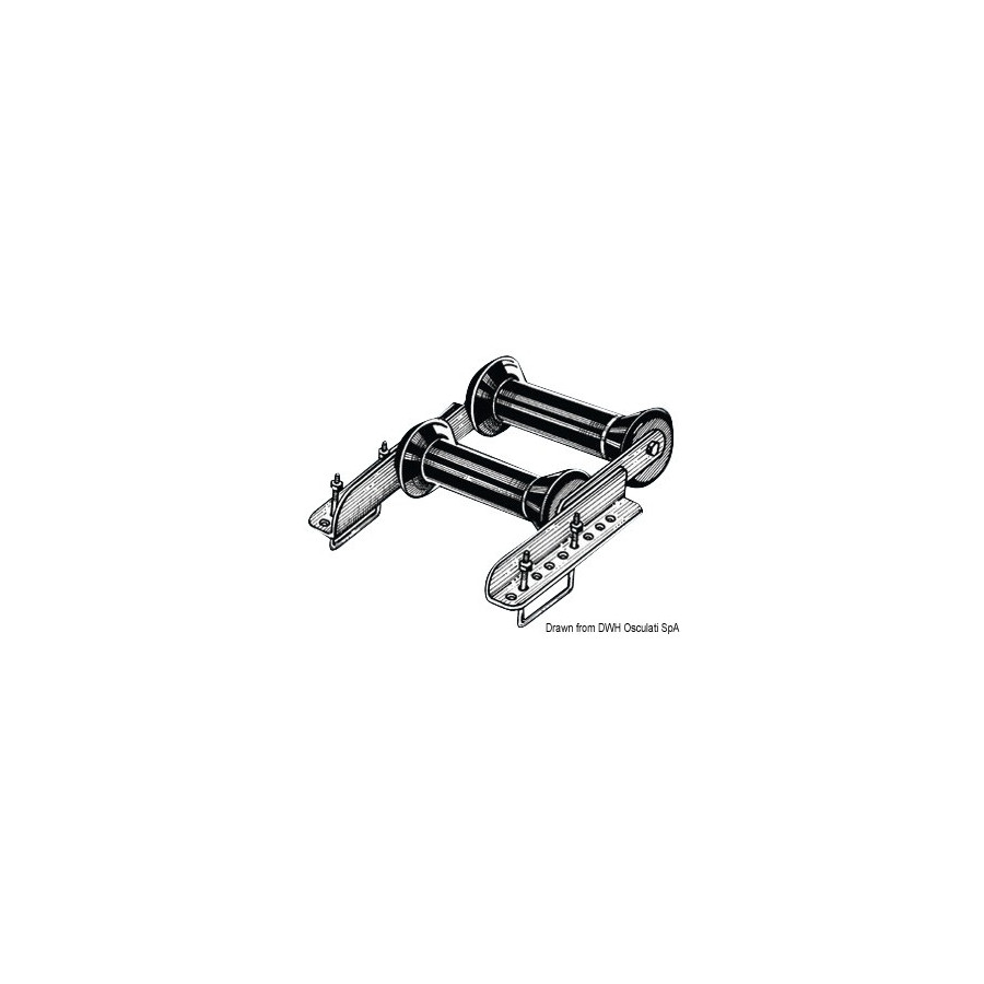 Etrier avec diabolo arrière Variante ou Accessoires Réduit:pivotant arrière 60 mm *02.040.69*