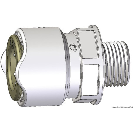 Adaptateur 1/2" mâle WHALE BSP