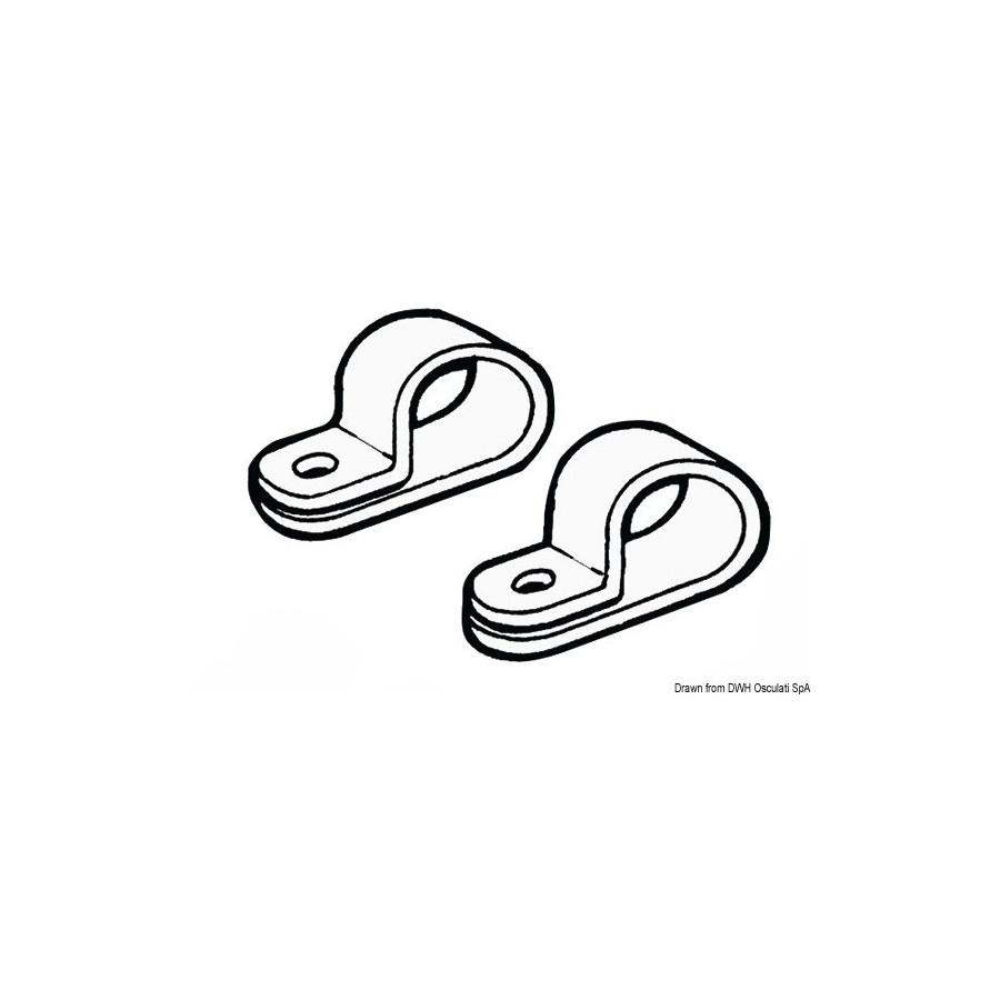 Colliers de fixation en nylon 