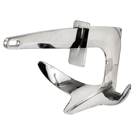 Ancre Trefoil® acier inox avec plaque de blocage 