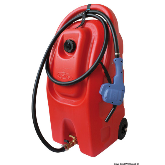 Conteneurs pour transport essence avec roues 