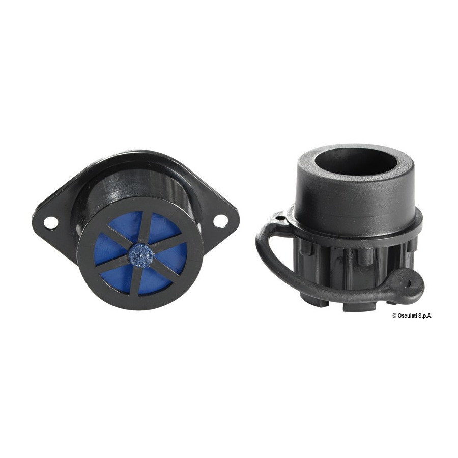 Nable avec valve pour bateaux pneumatiques 