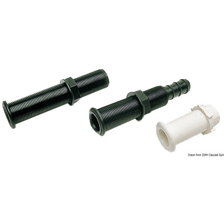 Passe-coque de vidange à utiliser avec bouchons siphon