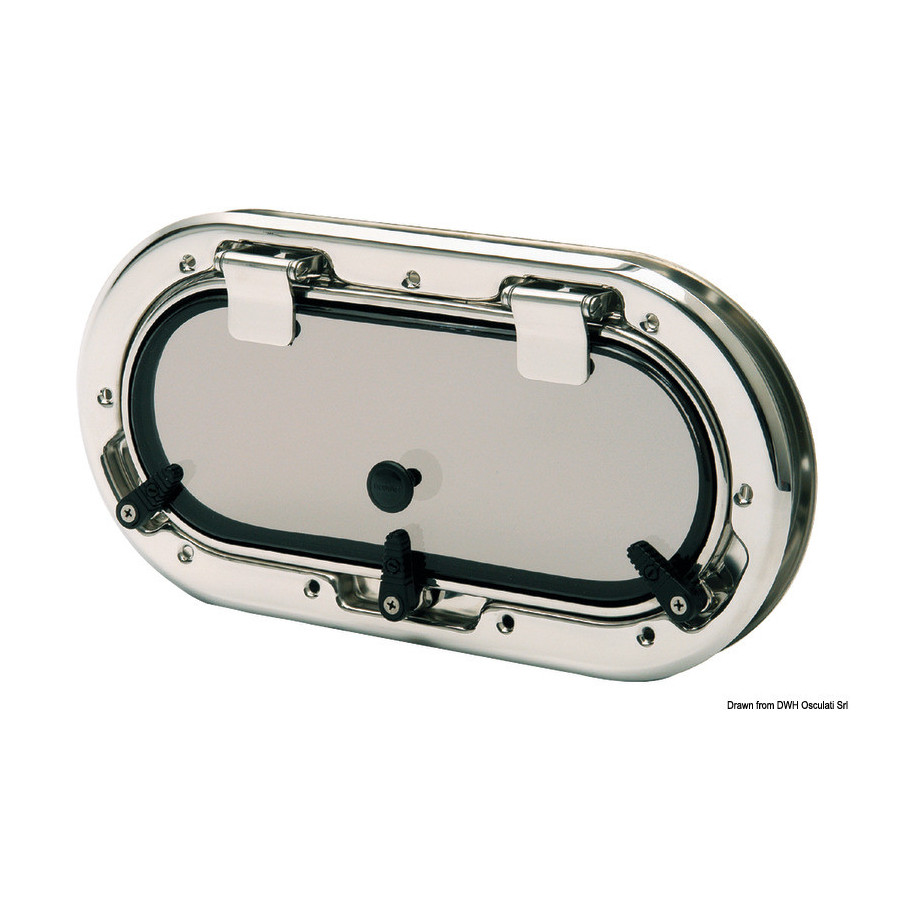 Hublot BOMAR Flagship ovale Variante ou Accessoires Réduit:AISI316 BOMAR Flagship 400 x 200 mm *19.224.01*