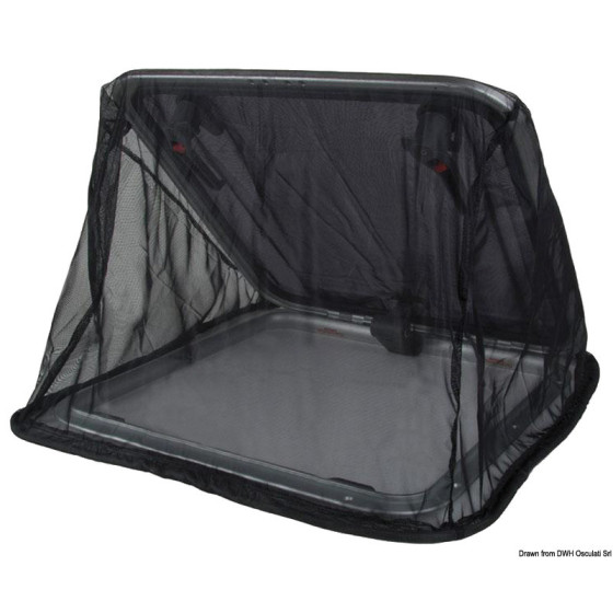 Rideau anti-moustiques pour panneau de pont d'extérieur Variante ou Accessoires Réduit:panneaux extér. 620x620 mm *19.355.10*