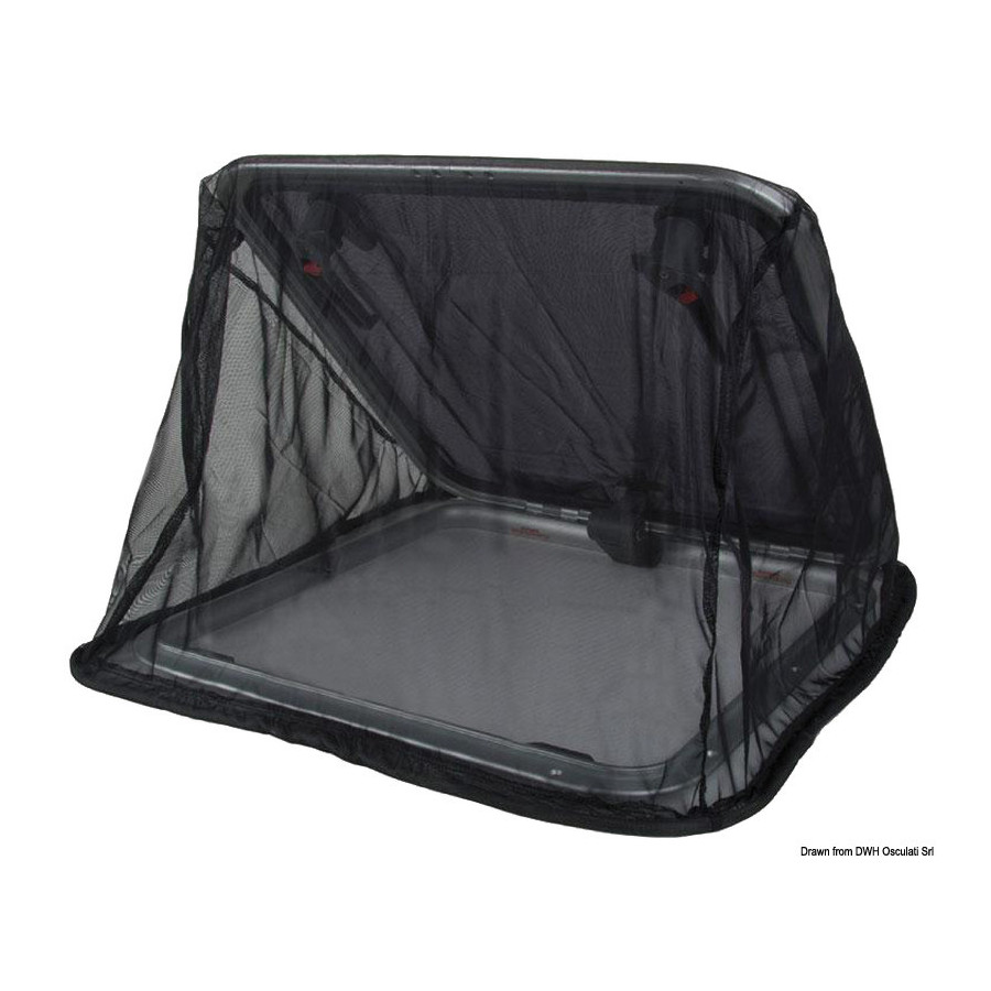 Rideau anti-moustiques pour panneau de pont d'extérieur Variante ou Accessoires Réduit:panneaux extér. 620x620 mm *19.355.10*