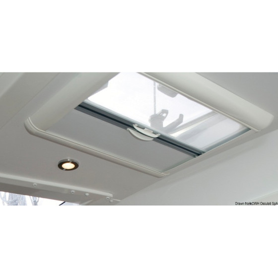 Rideau occultant et moustiquaire à enrouler DOMETIC Surface SkyScreen 