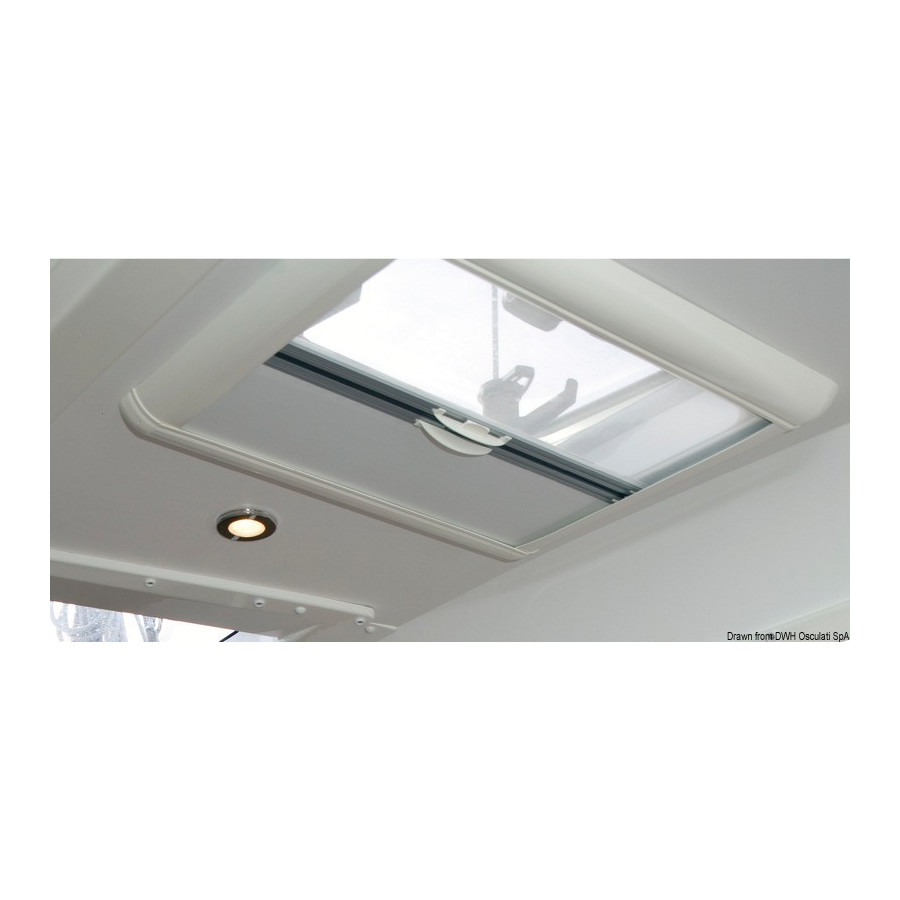 Rideau occultant et moustiquaire à enrouler DOMETIC Surface SkyScreen 