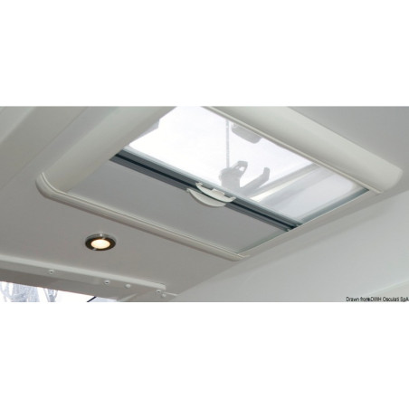 Rideau occultant et moustiquaire à enrouler DOMETIC Surface SkyScreen