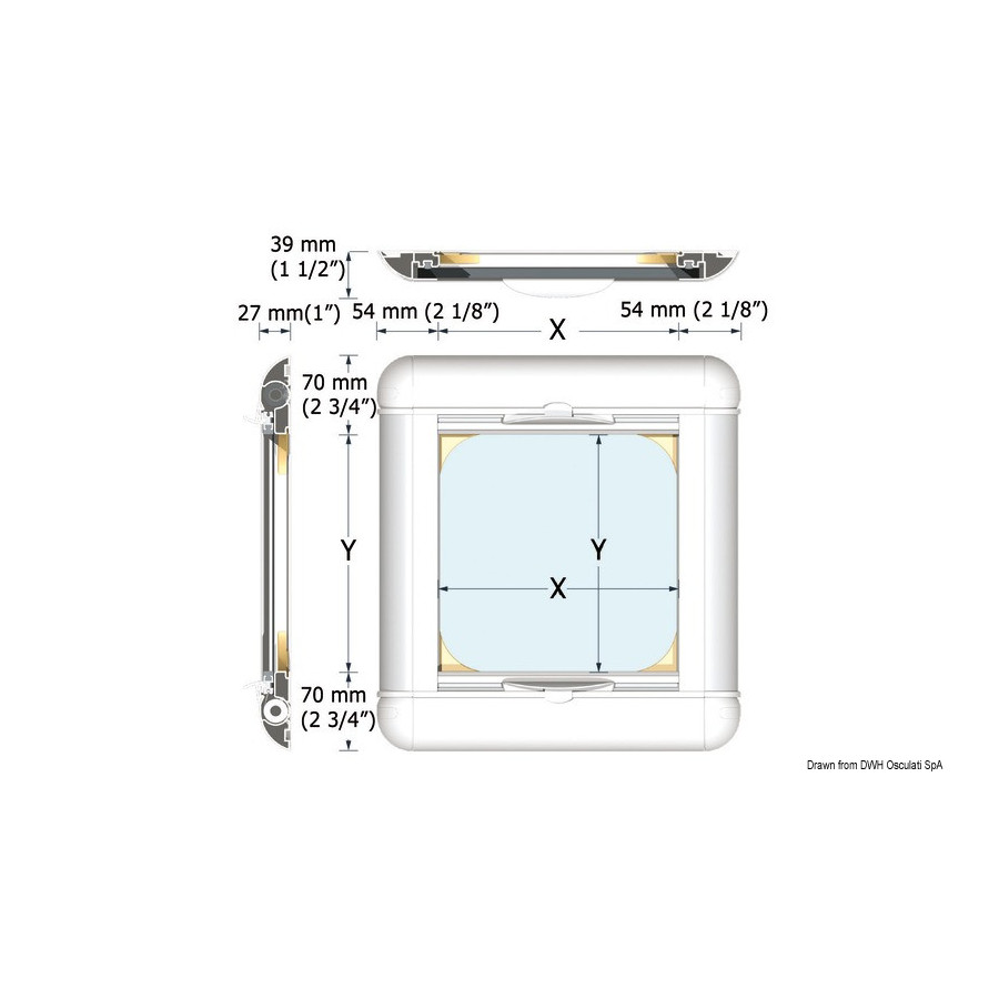 Rideau occultant et moustiquaire à enrouler DOMETIC Surface SkyScreen 