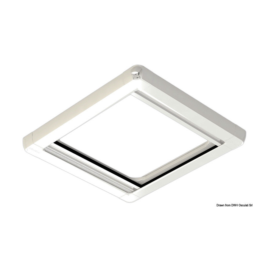 Rideau occultant et moustiquaire à enrouler DOMETIC SkyScreen Roller Surface 2 - installés sur la surface. 