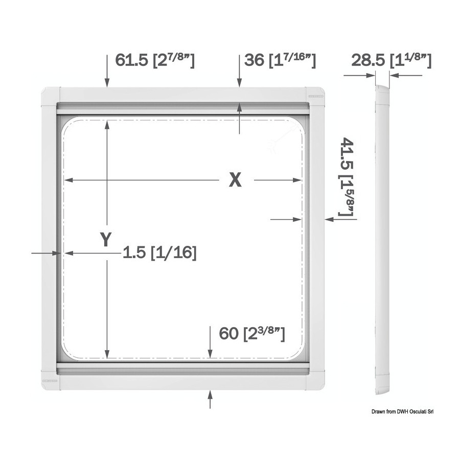 Rideau occultant et moustiquaire à enrouler DOMETIC SkyScreen Roller Surface 2 - installés sur la surface. 