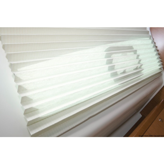 Pleated blind DOMETIC SkySol PleatedShade for portholes and small windows 