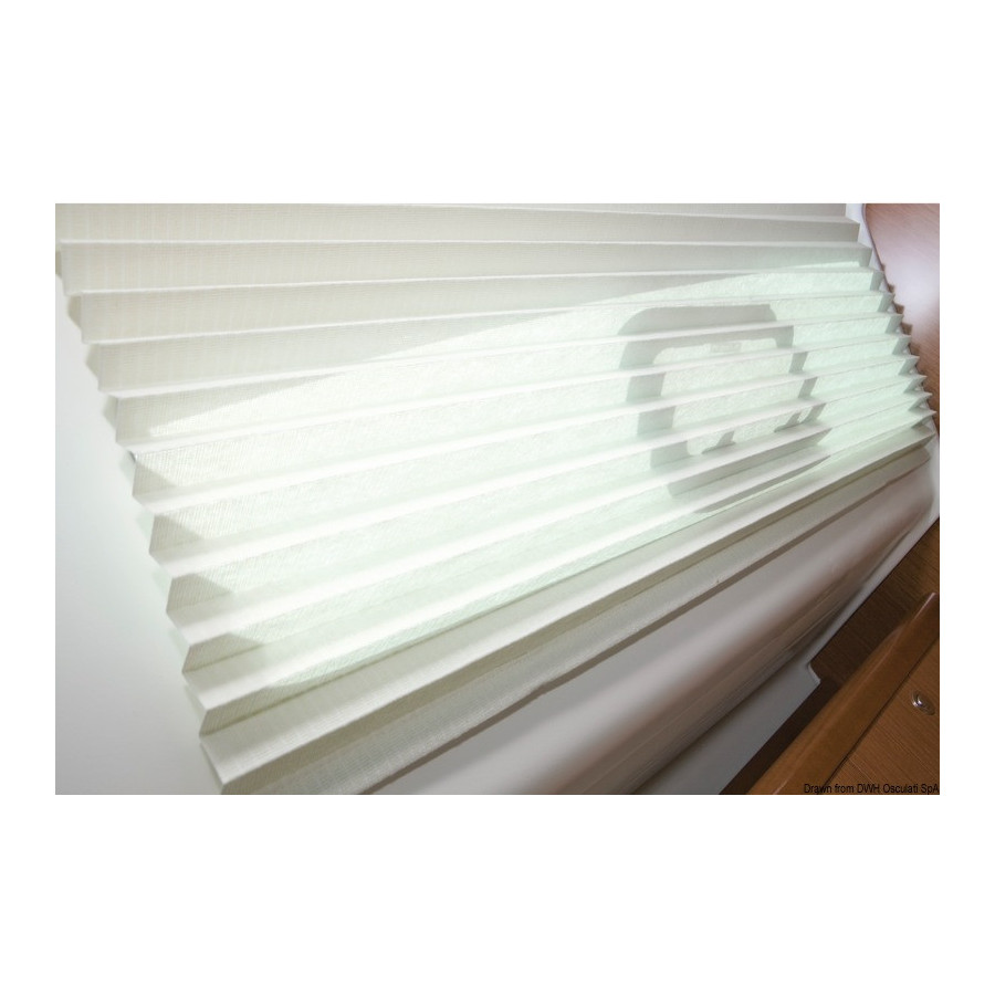 Pleated blind DOMETIC SkySol PleatedShade for portholes and small windows 