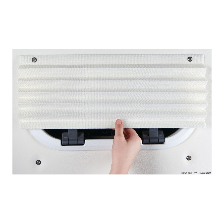 Pleated blind DOMETIC SkySol PleatedShade for portholes and small windows 