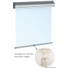 Rideau occultant à enrouler DOMETIC Skyshade Hatchshade 750 pour panneaux de pont et fenêtres