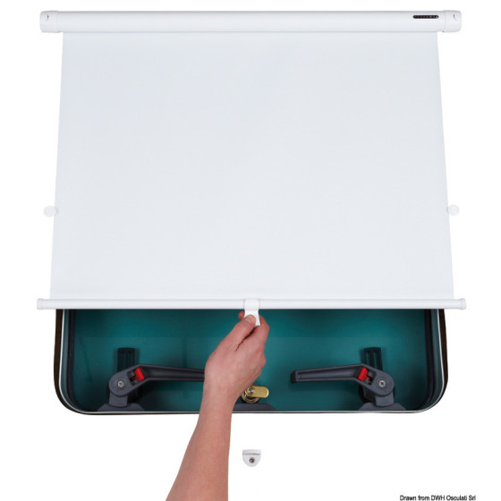 Rideau occultant à enrouler DOMETIC Skyshade Cabinshade pour panneaux de pont et fenêtres 