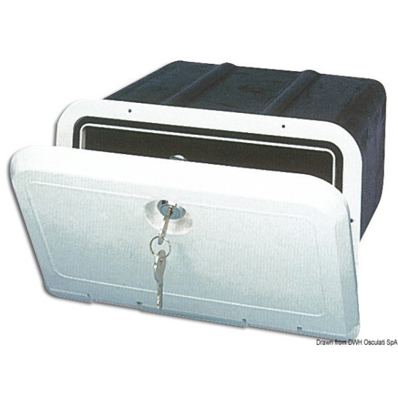 Niche fourre-tout avec façade blanche 