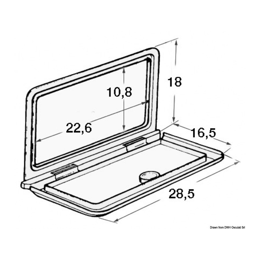 Niche fourre-tout avec façade blanche 