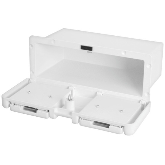 Compartiment porte-objets avec porte-verres 