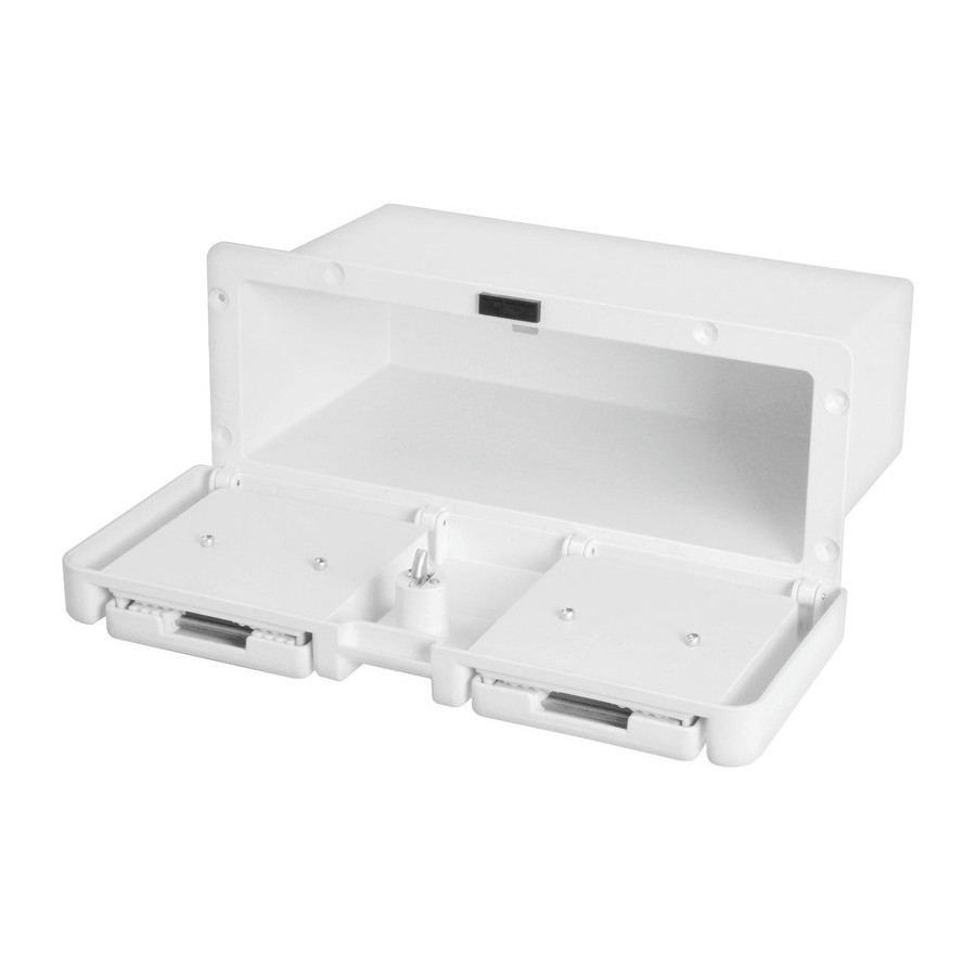Compartiment porte-objets avec porte-verres 