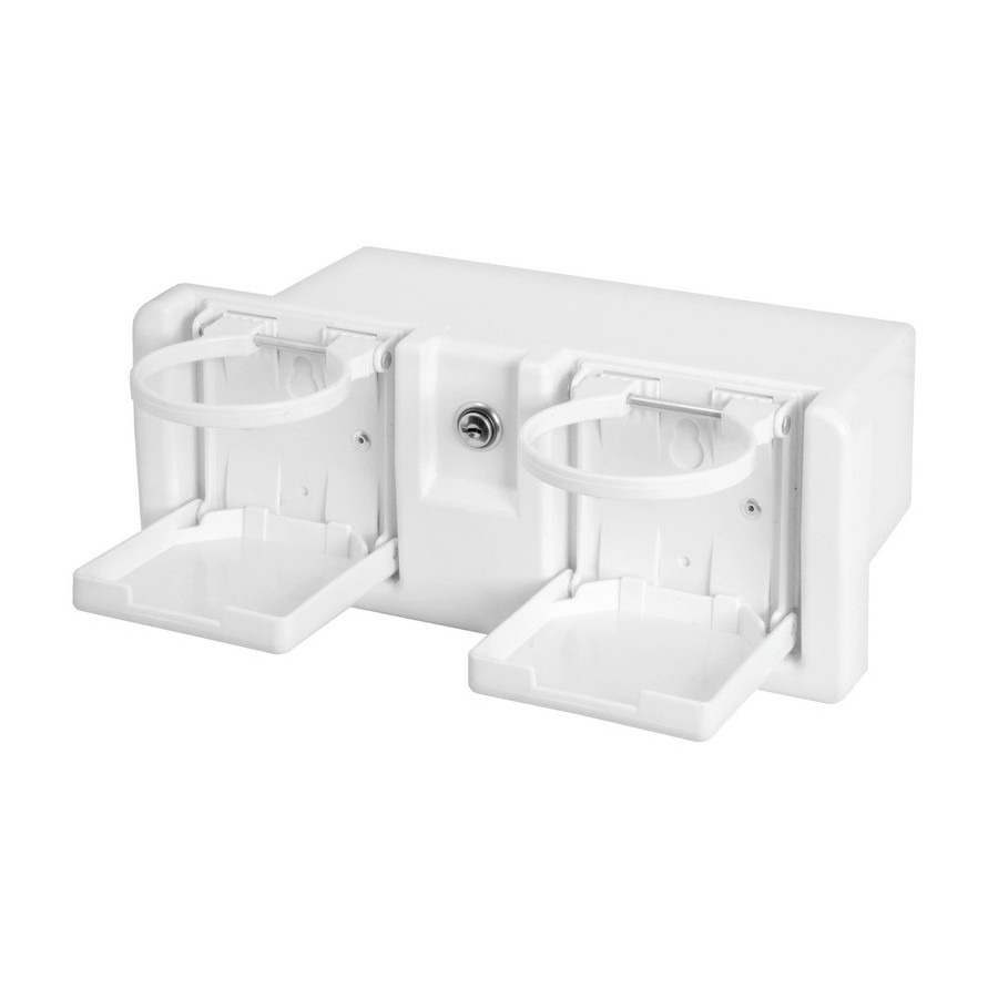 Compartiment porte-objets avec porte-verres 