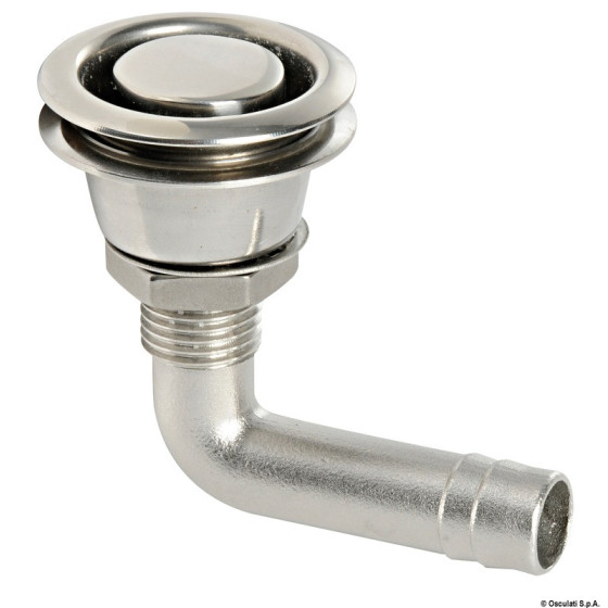 Évent pour le carburant à ras en acier inox. 