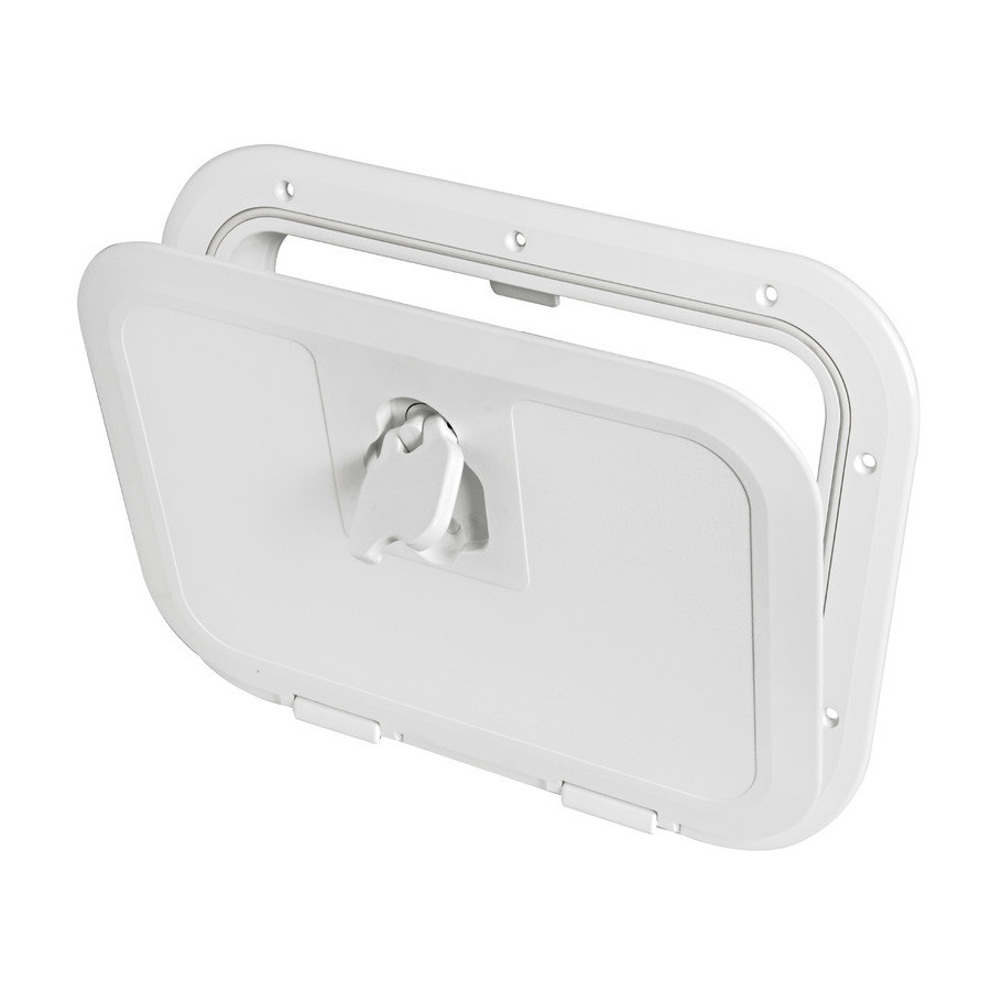 Trappes d’inspection modèle caréné avec vis invisibles Variante ou Accessoires Réduit:à ras blanc 280 x 380 mm *20.298.00*